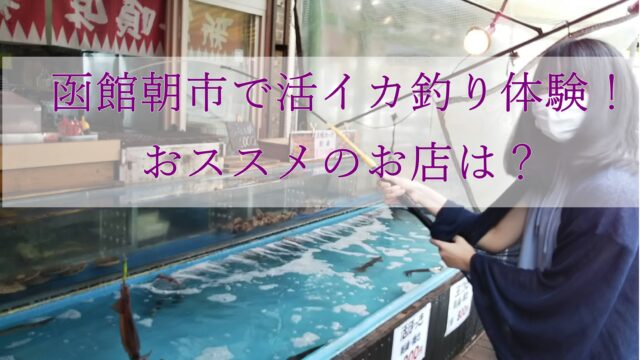 函館 朝市で「活イカ釣り」体験！｜目の前でさばくコリコリなイカを味わう旅